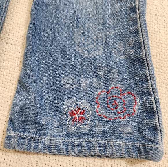 Vintage Y2K Tommy Hilfiger Wide Leg Jeans Girls Size 3T - Picture 5 of 7